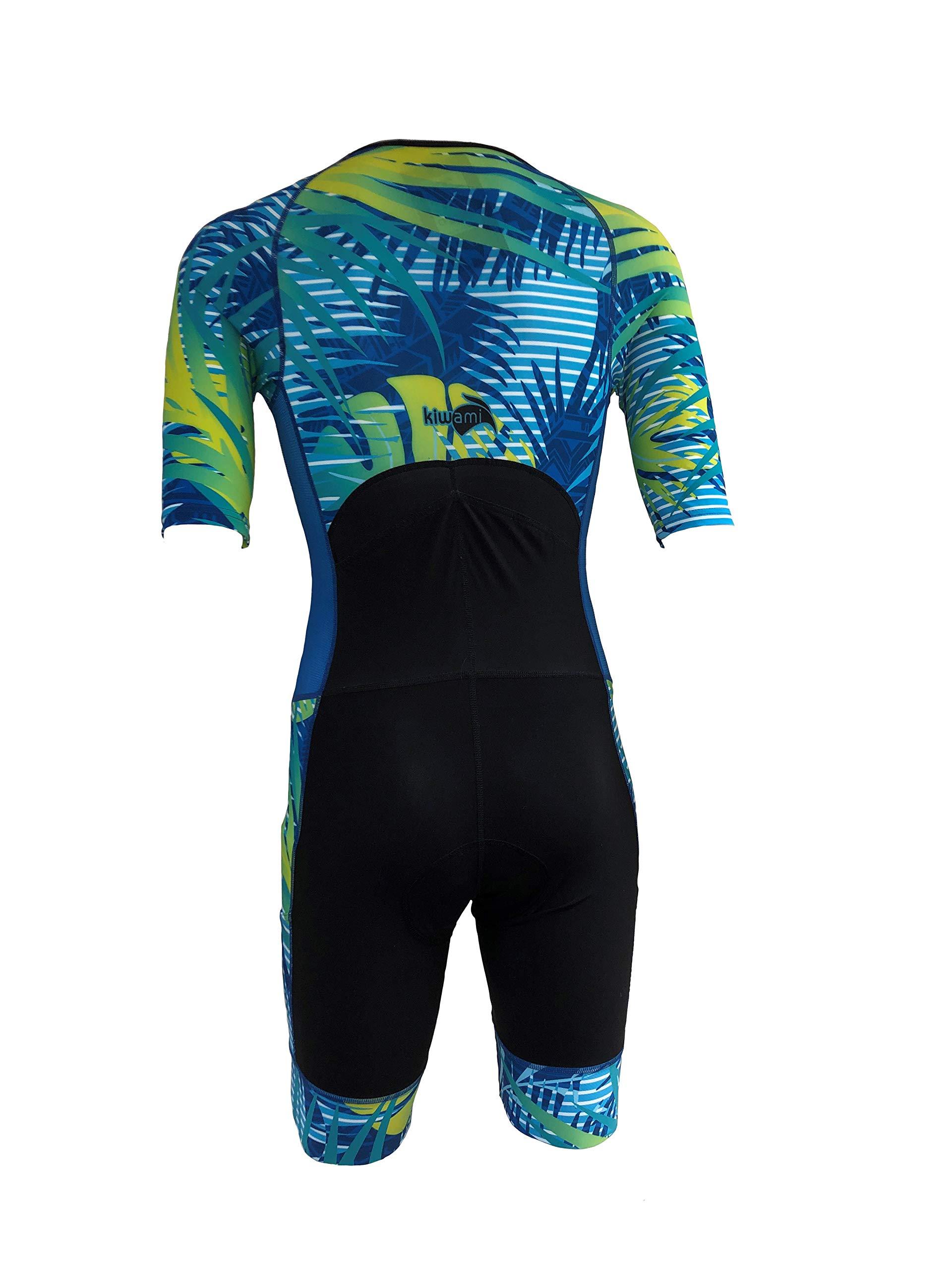 Kiwami Kiwami Prima 2 LD Aero Sleeved Trisuit - Tri Suits - Trisuits Triathlon Men - Sleeved Tri Suit - Kona Edition (Small)