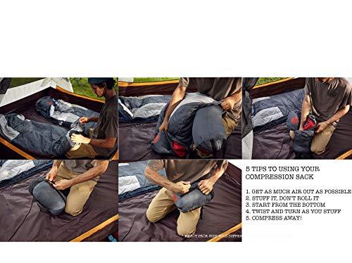 OmniCore Designs OmniCore Designs Multi Down Hooded Rectangular Sleeping Bag (-10F to 30F) with 4pt. Compression Stuff Sack