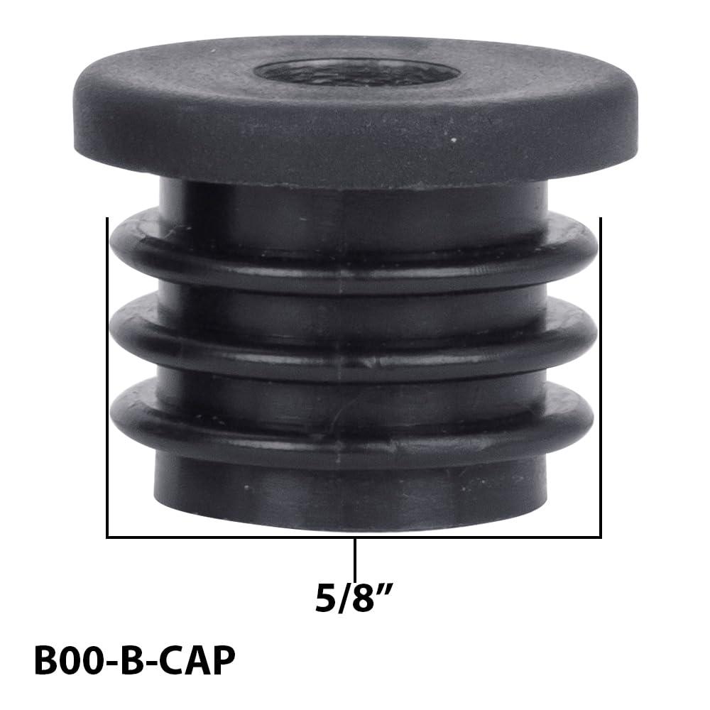 White Water White Water B00-B-CAP Marine Replacement Caps for Ladders, Fits 5/8" ID Tube