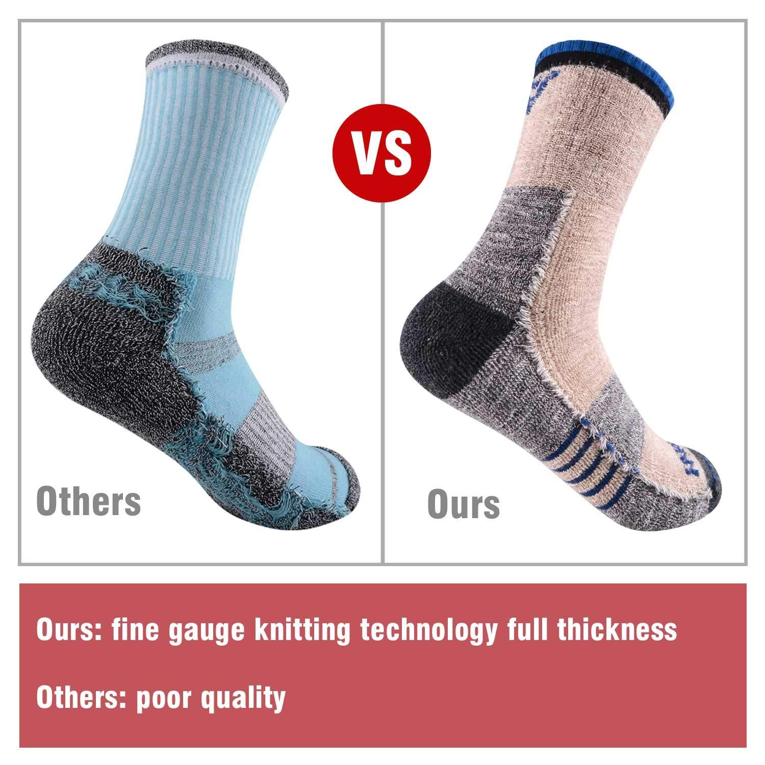 FEIDEER FEIDEER Men\'s Hiking Walking Socks, 5 pack Wicking Cushioned Outdoor Recreation Quarter Low Cut Ankle Socks for Men (TJ-2-5MS20105-L)