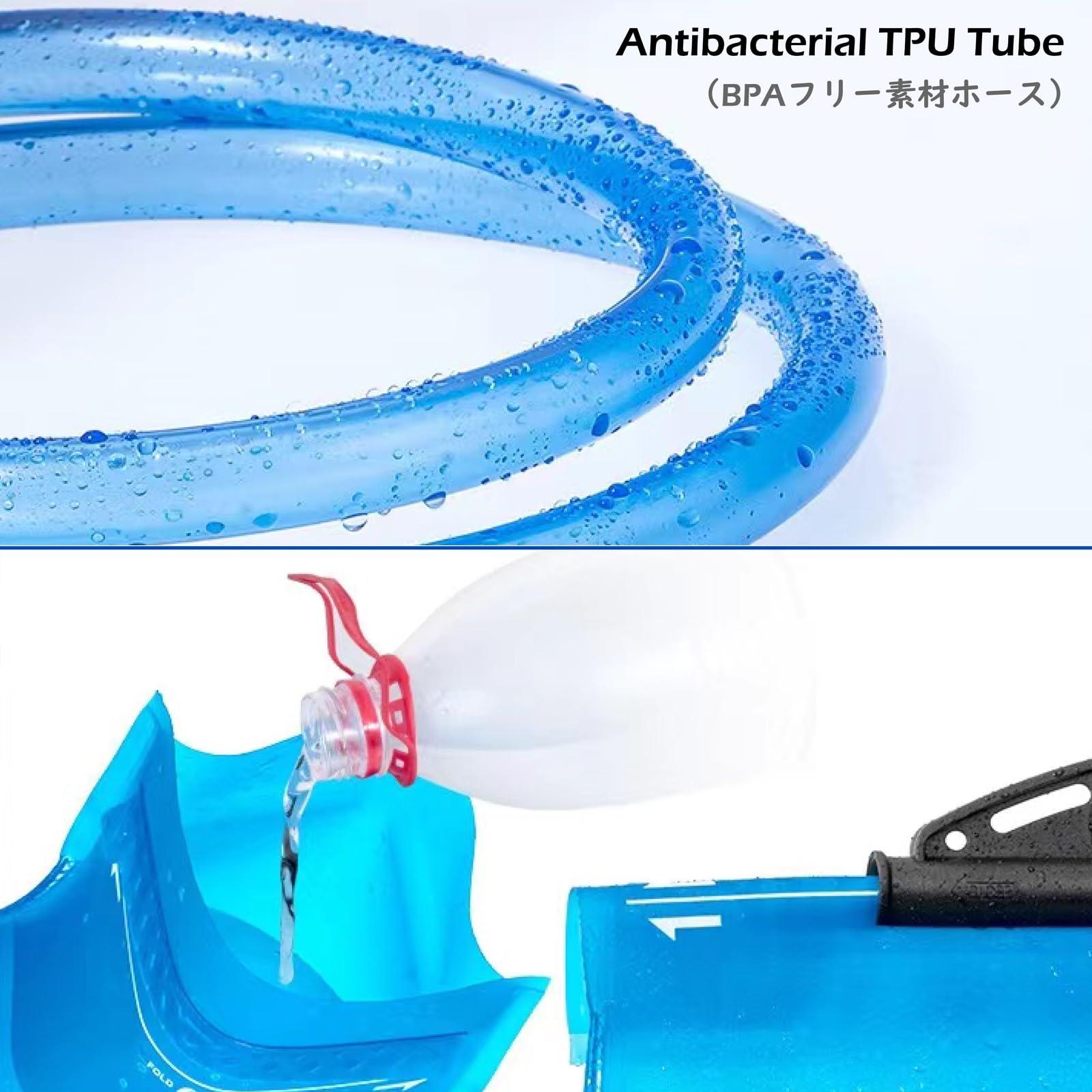 TRIWONDER TRIWONDER Hydration Bladder Water Reservoir 1.5 Liter 2L 3L BPA Free for Running Cycling Hiking Camping Backpack (1.5L)