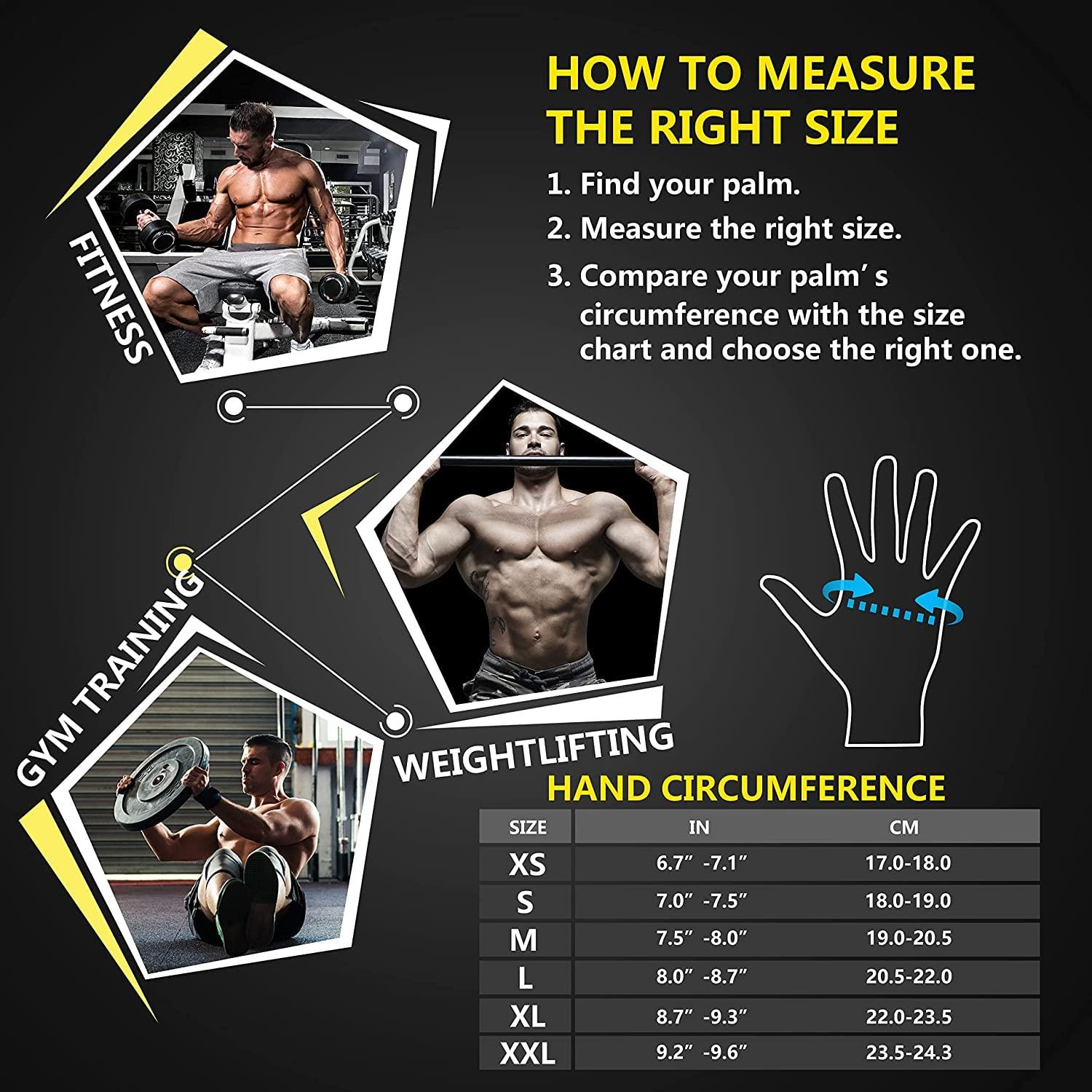 ihuan ihuan Ventilated Weight Lifting Gym Workout Gloves with Wrist Wrap Support for Men & Women, Full Palm Protection, for Weightlifting, Training, Fitness, Hanging, Pull ups (Dark green, M)
