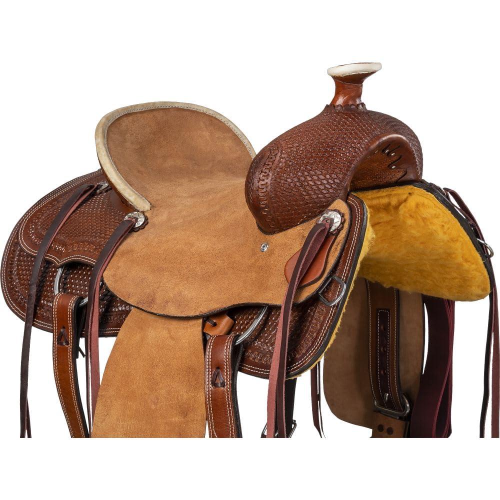 Tough 1 Silver Royal Bodie Hard Seat Ranch Saddle 16