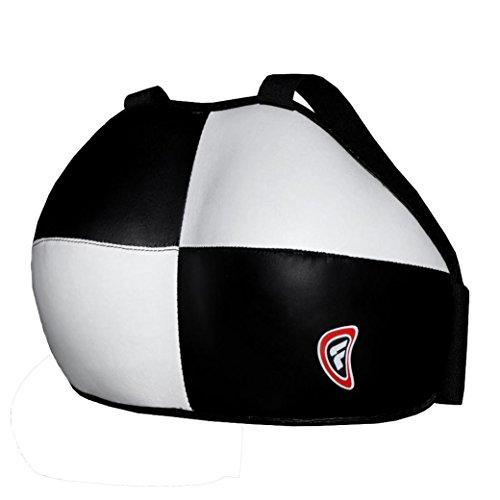 FARABI Farabi Ladies Chest Guard Chest Protector Breast Protection Boxing MMA Muay Thai Martial Art Protective Gear Chest Guard (White Black, L/XL)