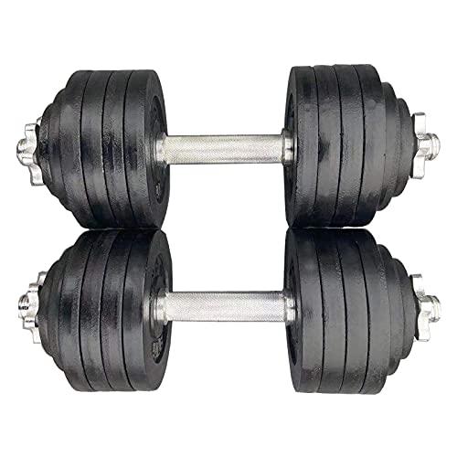 Unipack Unipack One Set of 2x52.5Lbs Adjustable Weight Dumbbell Cast Iron Total 105Lbs