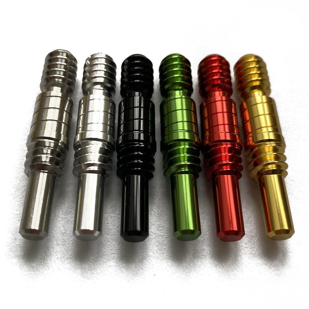 achard achard 3/8-16 Pool Cue Bumper Set Extension Kit - 2.5\" Long Thread Type (Many Colors in Option) (Black)
