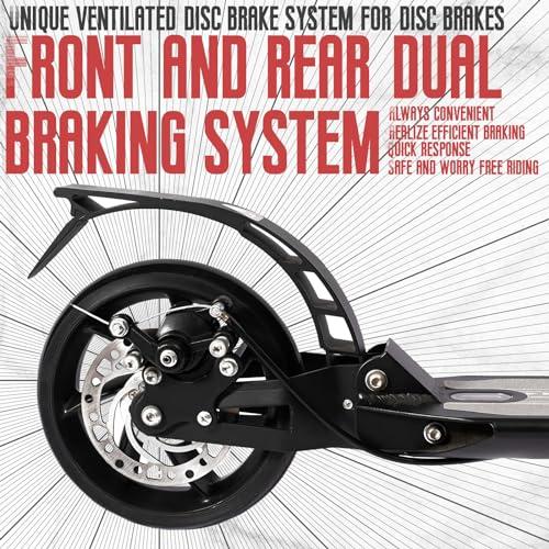 GLDDFDG GLDDFDG Scooter for Adults and Teens- Adjustable Height, Kids Scooter, Folding Scooter, Teens & Adults, Lightweight, Aluminum,Indoor and Outdoor Scooters for Children 6-12 Years Old