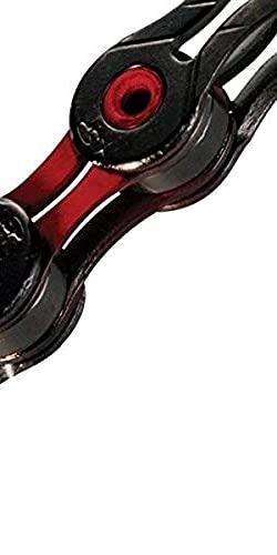 KMC KMC 11-Speed DLC11 Series High-Performance Chain, RED, for Road, Mountain, Gravel; Shimano, SRAM, and Campagnolo Compatible, Missing Link Included