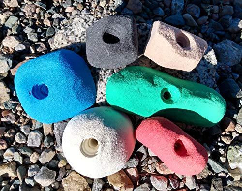 Inversion Climbing Holds Climbing Holds Pack- 6 Large Bolt-on Holds with Various Difficulty (Multiple)