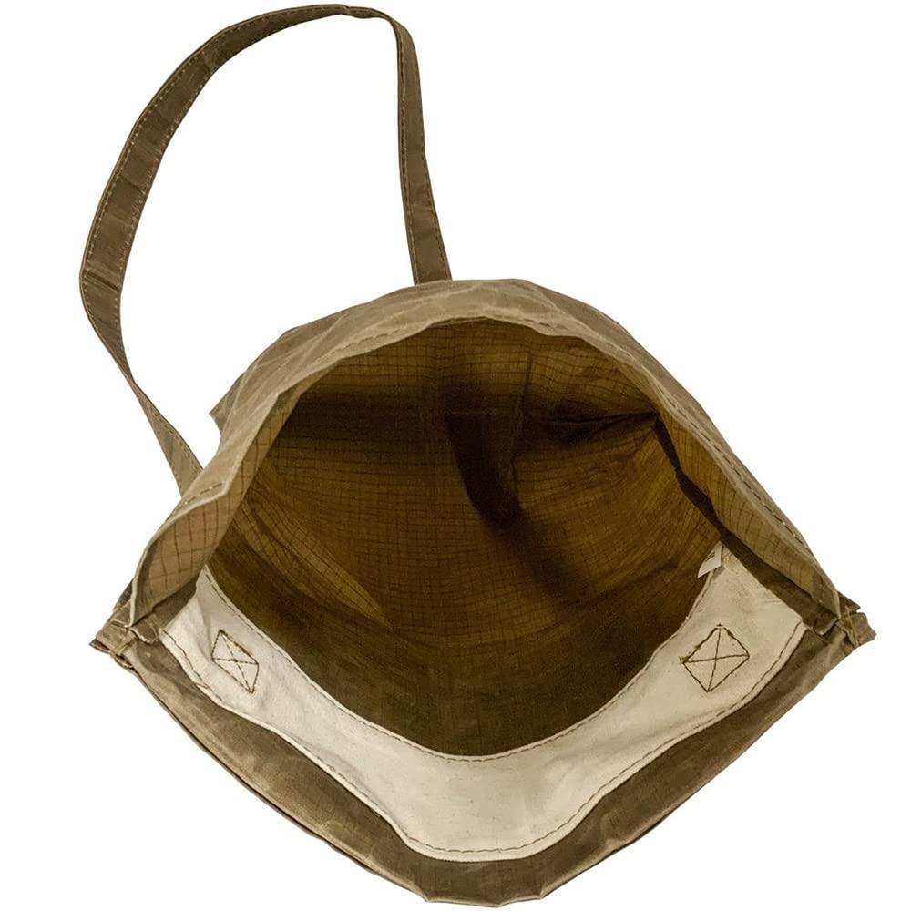 The Pathfinder School The Pathfinder School Durable Ripstop Waxed Canvas Bag - Haversack - Bushcraft Gear - Single Strap Hiking Pack Gathering Bag - Pathfinder Survival Bushcraft Bag - 15\" x 12\"