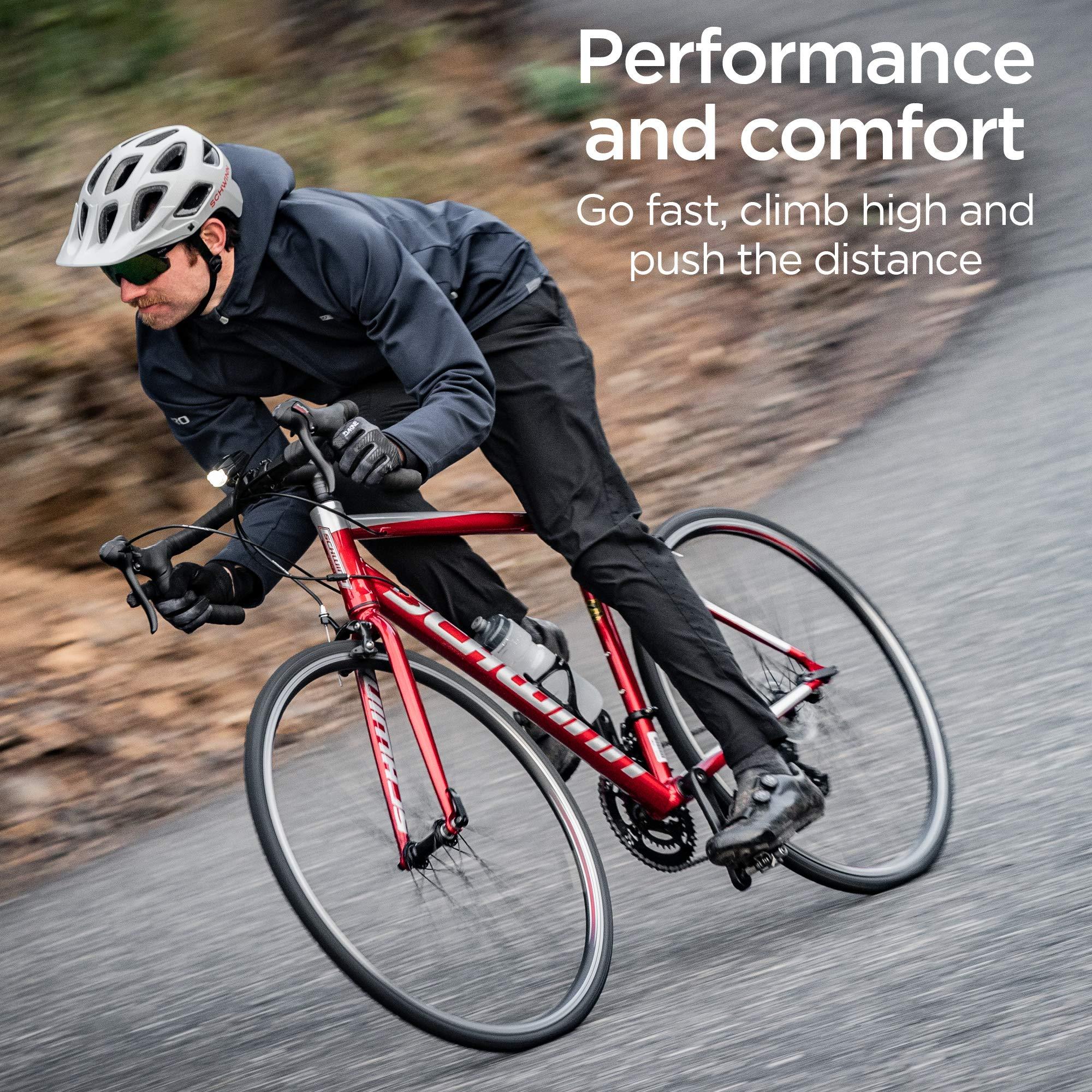 Schwinn Schwinn Fastback Tourney AL Adult Performance Road Bike, Beginner to Intermediate Bicycle Riders, 700c Wheels, 14-Speed Drivetrain, Extra-Large Aluminum Frame, Red