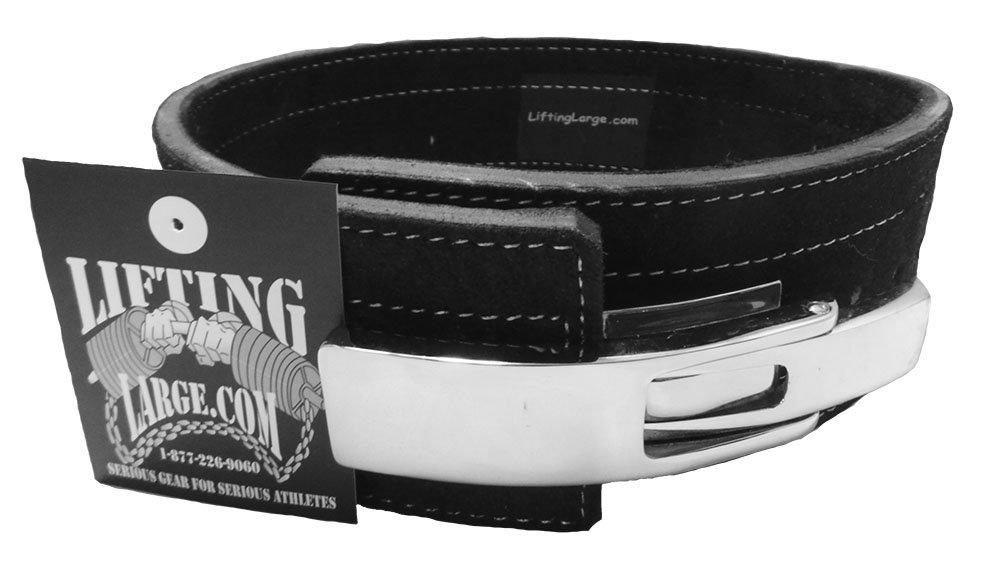 LiftingLarge Powerlifting Belt with Lever Buckle - Weightlifting (Medium 30-38 in)