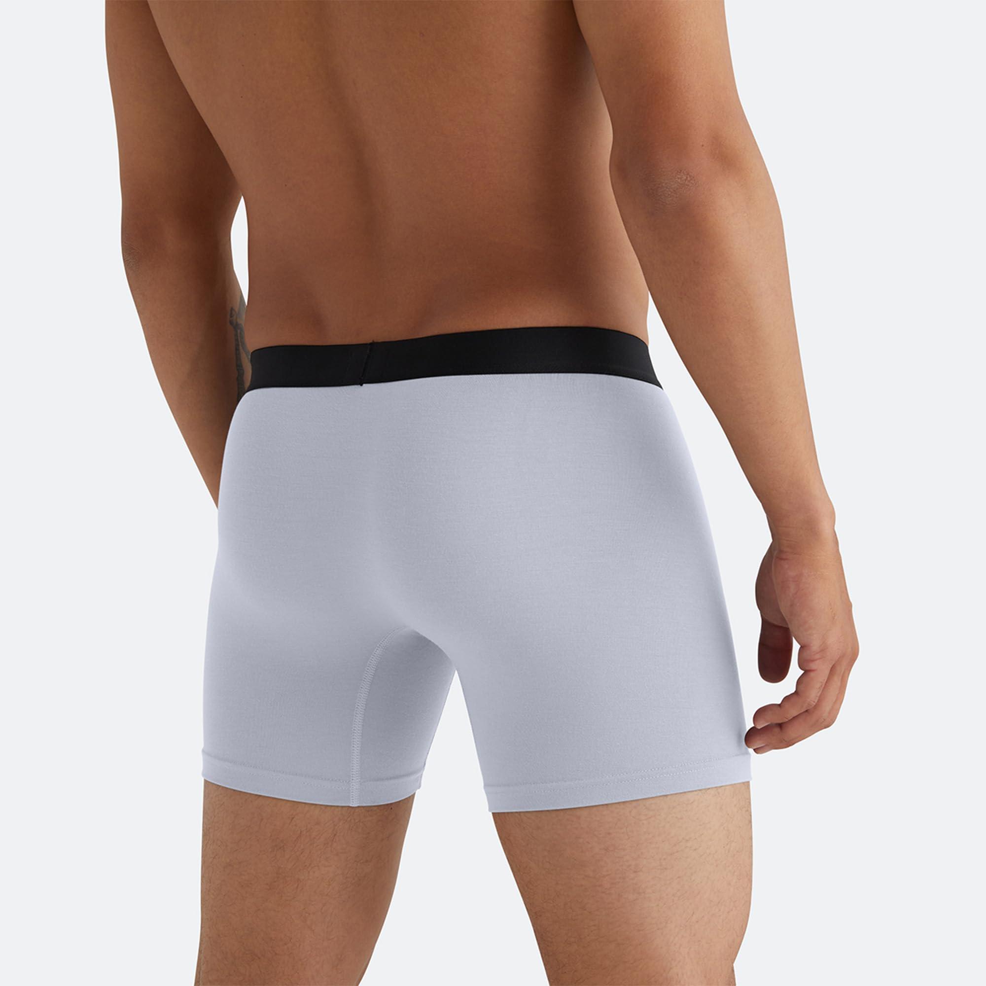 MeUndies MeUndies Mens Boxer Briefs 6 Inseam with Breathable and Comfortable Tencel Micro Modal Fabric Heather Grey