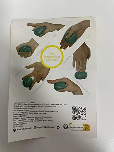 Ryaco Ryaco 2PCS Hand Exercise Gel Stress Balls Set, Soft & Hard Gel Balls Set of 2 for Adults & Kids - Anxiety Relief, Resistance Training, Easy Squeeze, Grip Strength