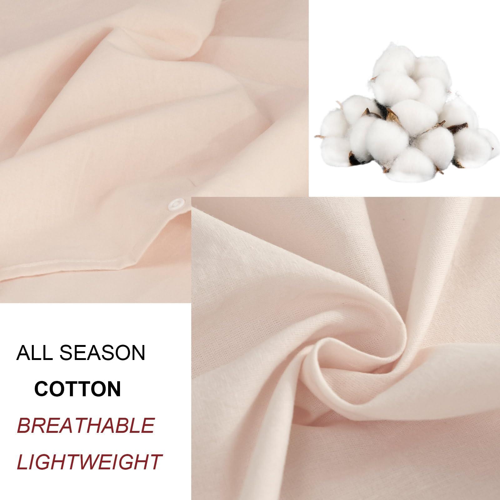 BREENHILL BREENHILL Cotton Sleeping Bag LinerSingle Camping Sheets & Travel Sheet Hostels & Traveling Sleep Sack for Backpacking, Hotels Lightweight Sleeping Bag Liners with Zipper Comfortable Pink