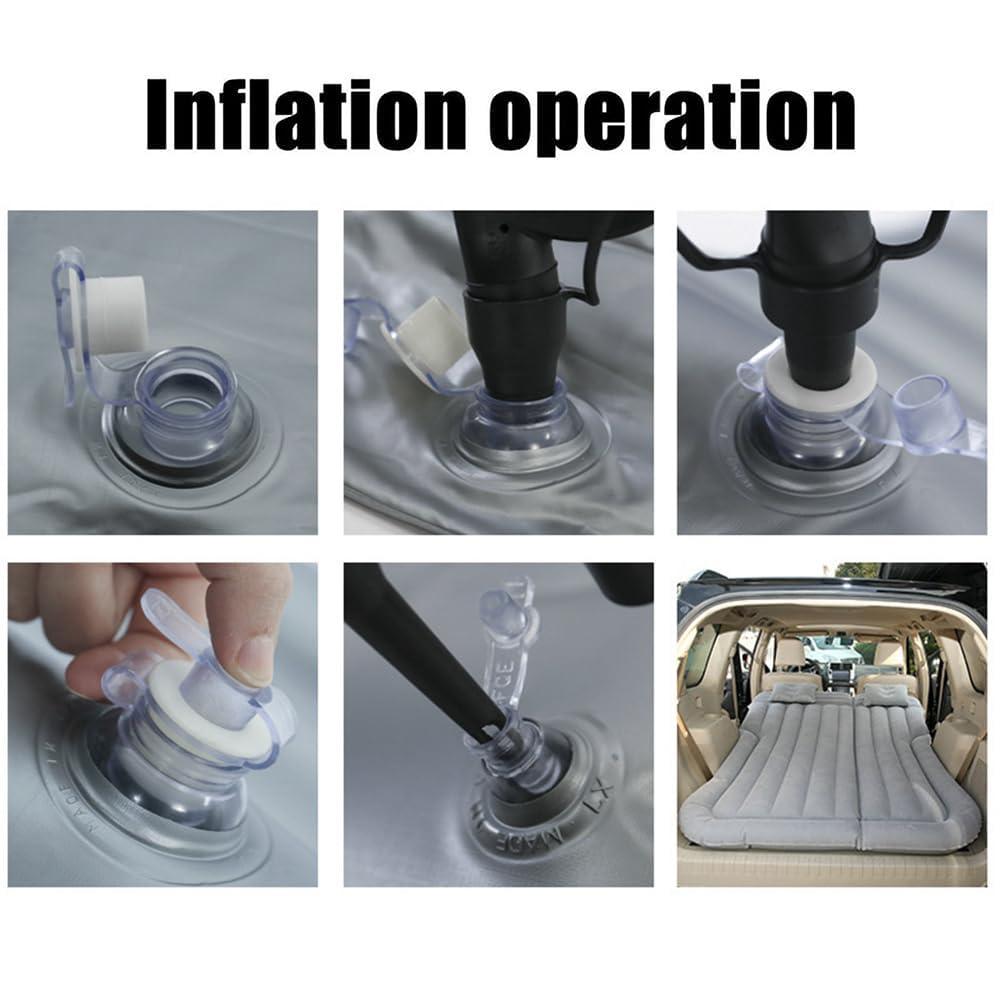 MZYLW Car Inflatable Mattress for Mazda CX-50 2023 2024 2025 Rear Trunk Air Cushion Camping Travel Folding Self Inflating Sleeping Pad Back Seat Air Mattresses,Grey1