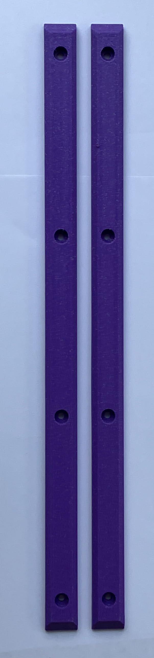 Century Skate Shop Century Skate Shop Skateboard Rails Old School Plastic with Mounting Screws (Purple), Standard