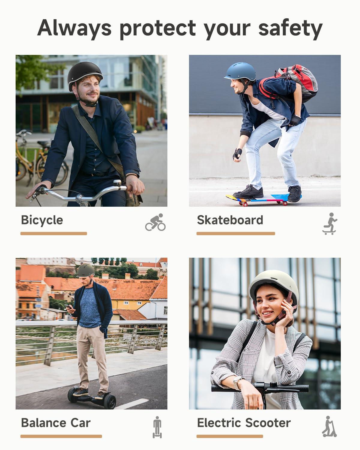 findway Findway Pro Bike Helmet for Adults,Adjustable Cycling Helmet for Men & Women [Safety Certified] Bicycle Helmet for Commuting, Road Biking, Skating with Adjustable Dial