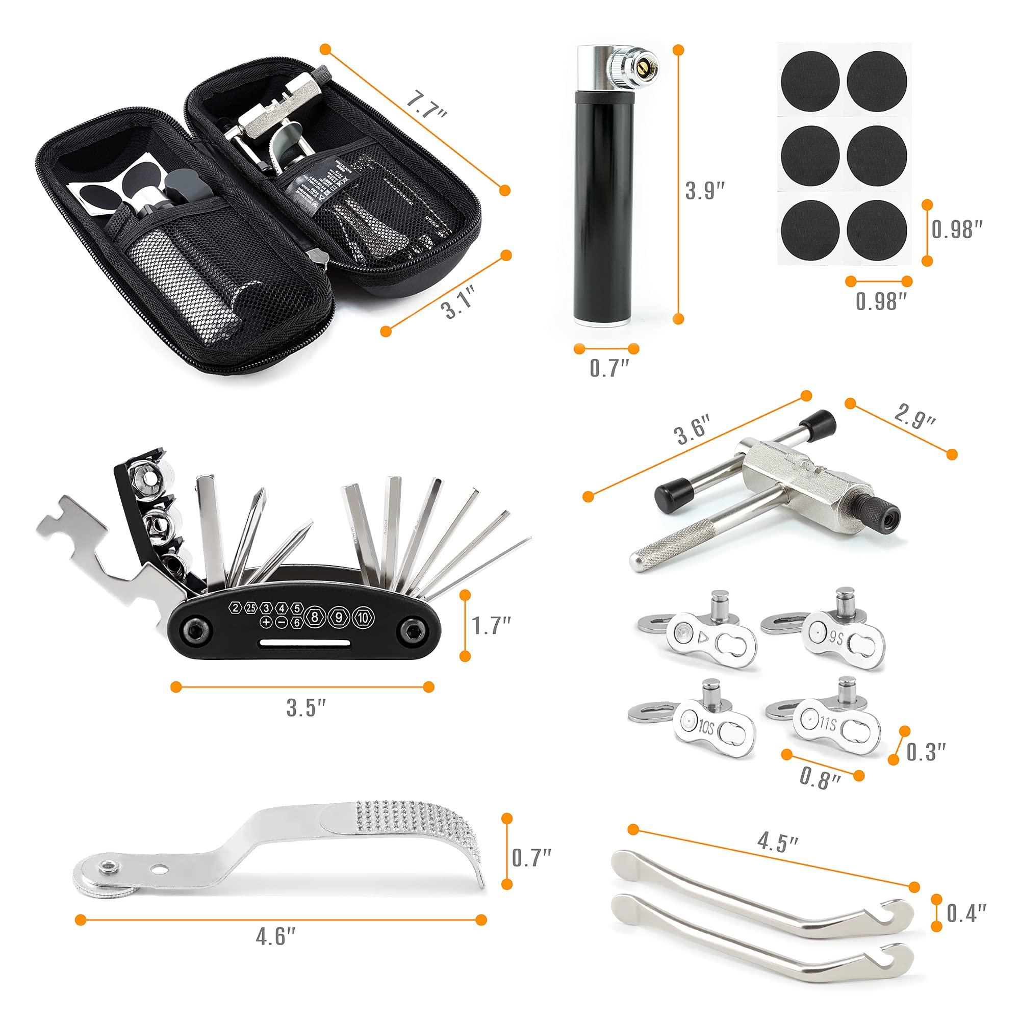 Epessa Epessa Bike Bag for Bike Water Bottle Cages Bicycle Multifunctional Water Bottle Cage Bag with Sealed Zipper for Bicycle Repair