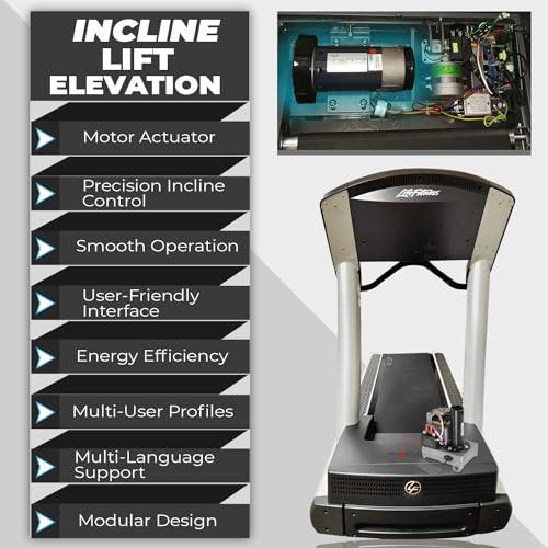 ICON FITNESS H.F Exchange Incline Lift Elevation Motor Actuator, Versatile & Durable Design Precise Movement Swift Performance Exercise Equipment for Treadmills P/N 139085 Work with Pro-Form Wes-lo 10.0C