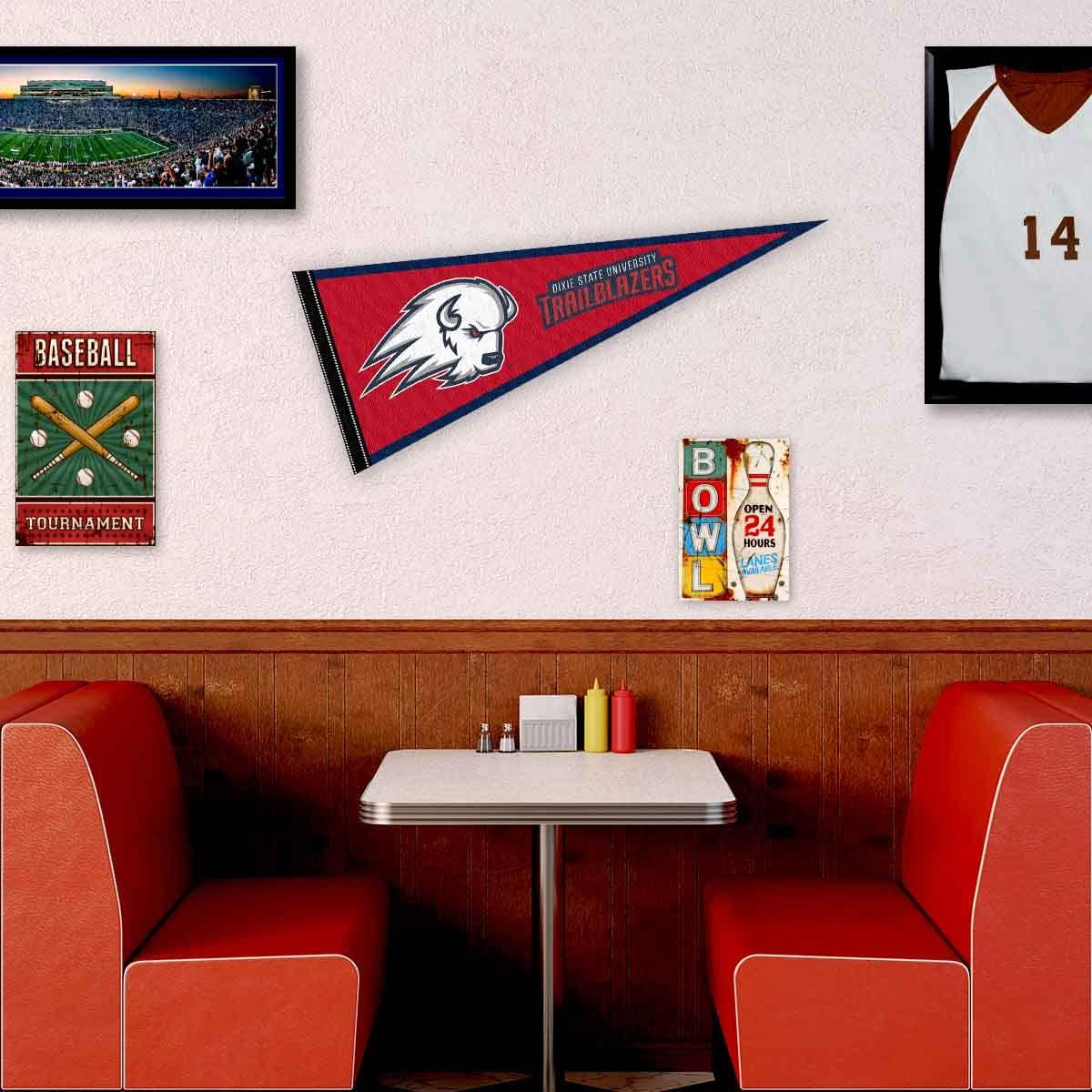 College Flags & Banners Co. College Flags & Banners Co. Dixie State Trailblazers Pennant