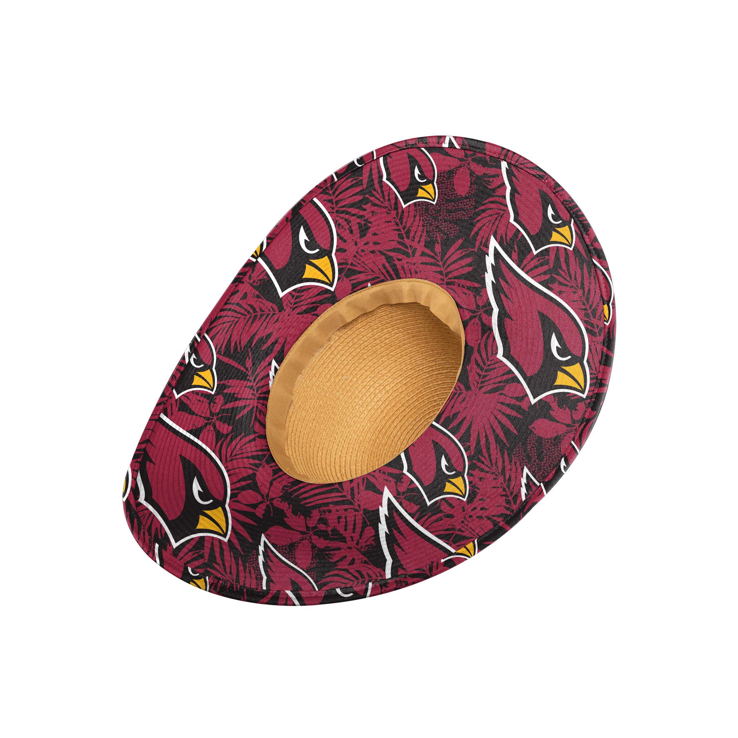 FOCO FOCO Arizona Cardinals NFL Womens Floral Straw Hat