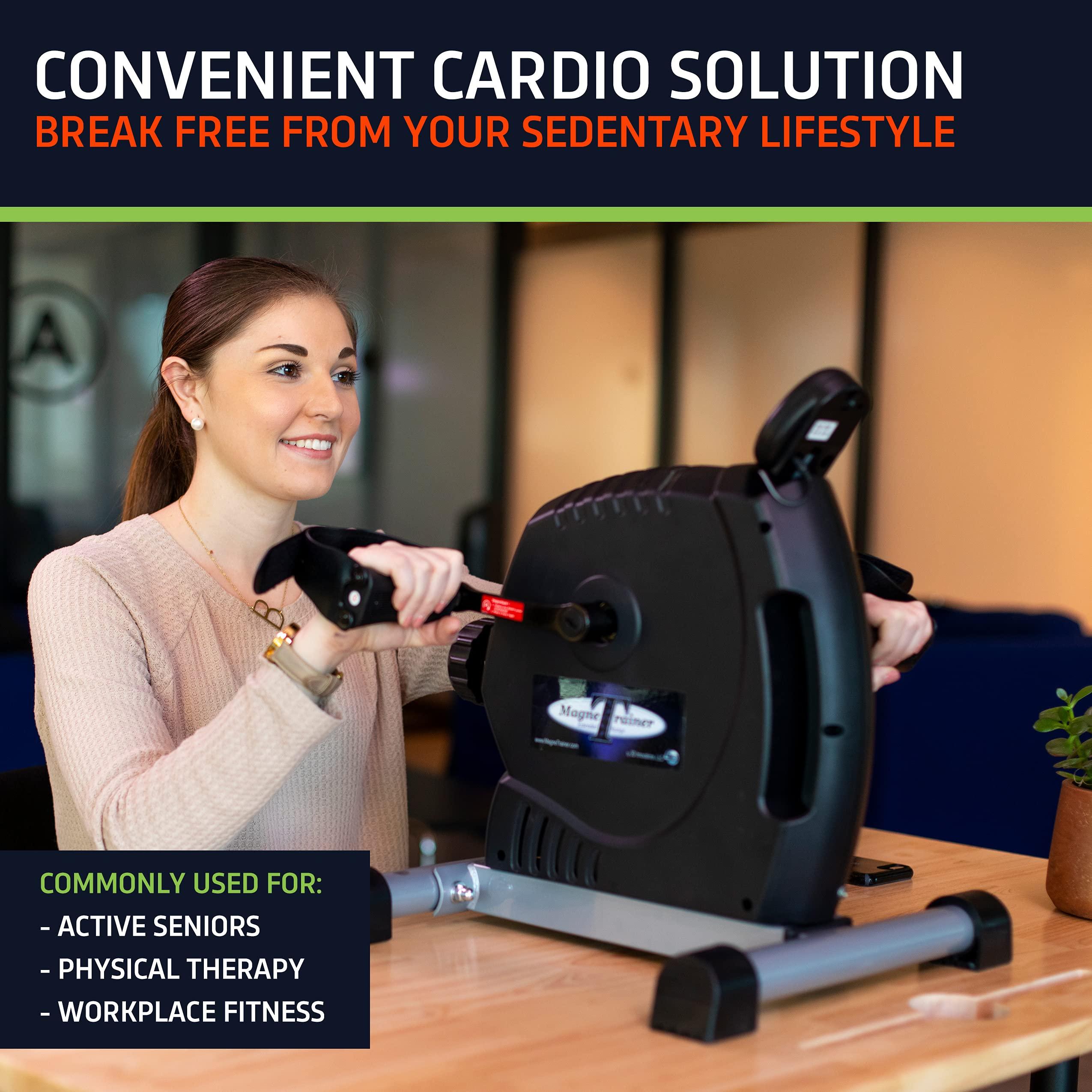 MAGNETRAINER MagneTrainer-ER Mini Exercise Bike Arm and Leg Exerciser