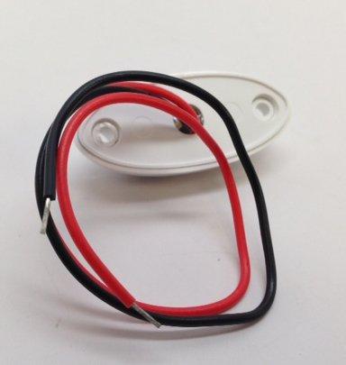 Pactrade Marine MARINE BOAT WHITE LED COURTESY LIGHT COOL WHITE 12V 0.23W PLASTIC 30 DEG BEAM