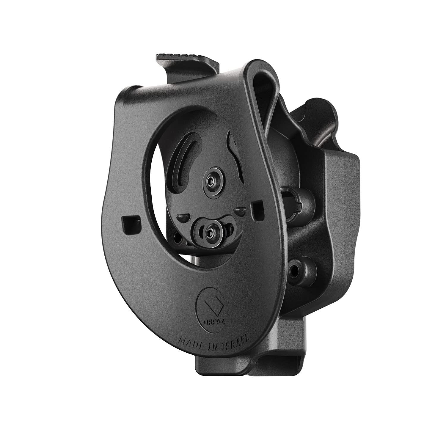 Orpaz Orpaz R-Series G44 Holster Compatible with Glock 44 OWB Holster - Unisex - Will Secure Your Handgun with a Tactical Appearance (Level II Retention, Paddle Holster)