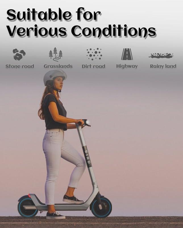 GLDYTIMES GLDYTIMES 8.5 x 2.0 Inches Electric Scooter Gotrax Tire 50/75-6.1 Solid Tire Fit for Gotrax Gxl V2/XR Apex Xl~Hiboy S2 Max Pro~Hover 1~AOVOPRO ES80~Xiaomi, 8 1/2" Tyre Anti-explosion Replacement Wheel