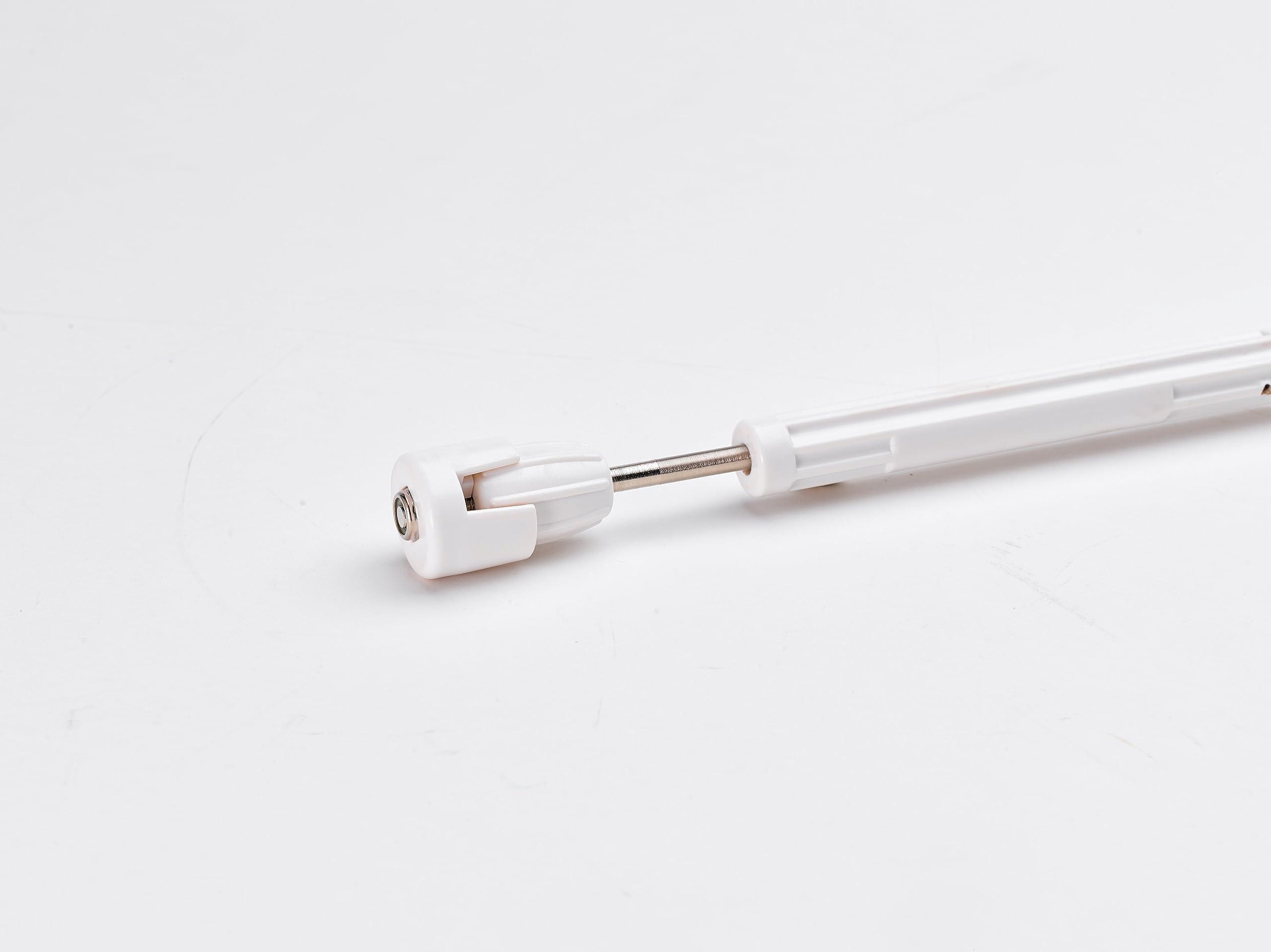 Tandem Sport Tandem Sport Clamp-On Volleyball Net Antennae - Essential Volleyball Equipment - 2 Red & White Volleyball Antenna - Volleyball Referee Equipment - Volleyball Net Poles - Fits 36\" & 1 Meter Nets