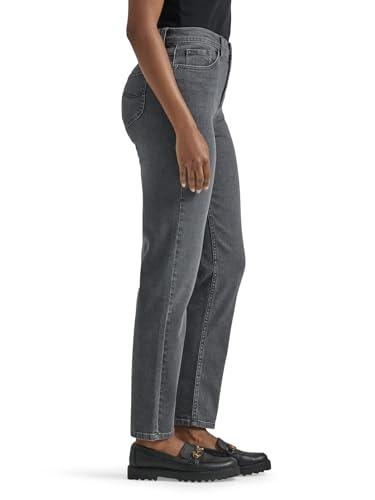 Lee Lee Women's Legendary High Rise Mom Jean, Washed Black, 12