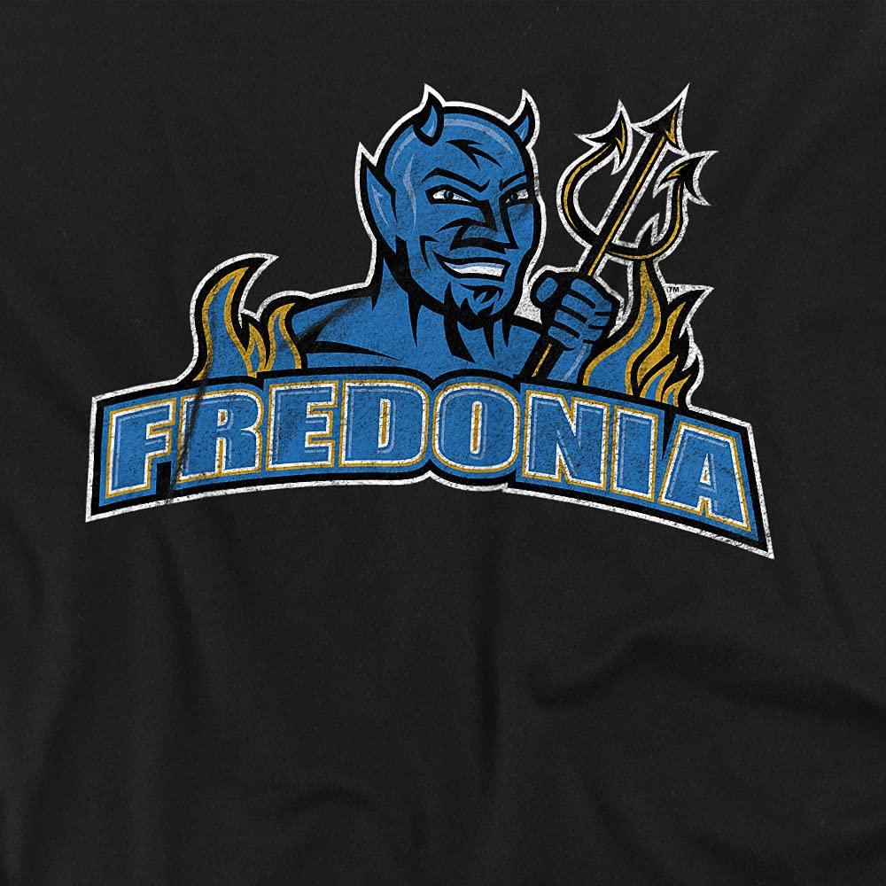 LOGOVISION Fredonia State University Official Distressed Primary Logo Unisex Adult T Shirt,Fredonia State University, 2X-Large