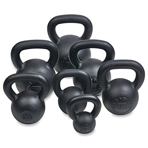 Garage Fit Garage Fit Powder Coat Kettlebells with LB and KG Markings (4kg / 9 lbs)