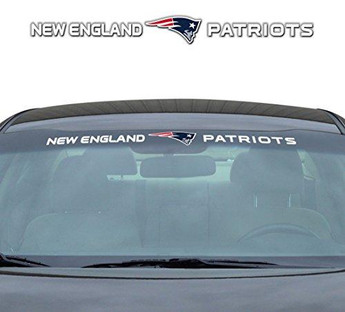 FANMATS FANMATS NFL - New England Patriots Sun Stripe Windshield Decal 3.25 in. x 34 in.