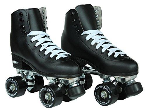Epic Skates Epic Skates Classic Quad Roller Skates, Size 7, Black