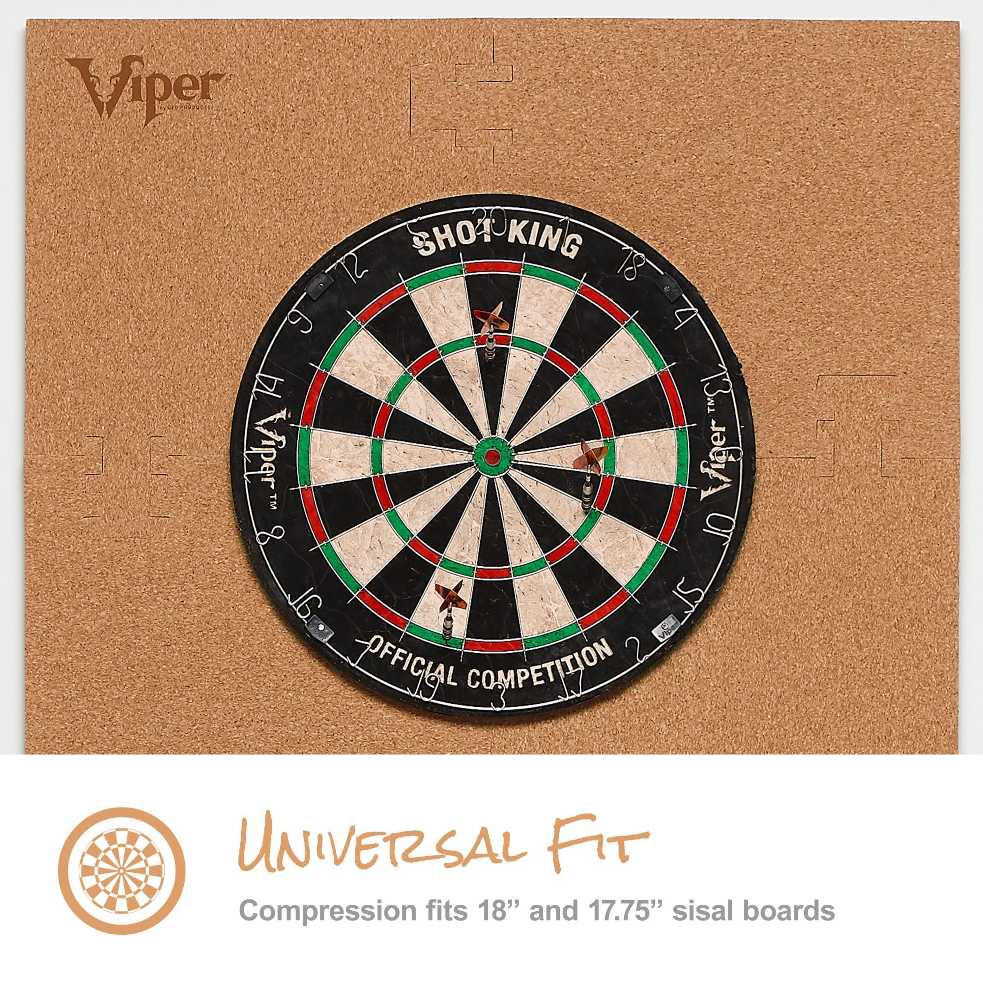 Viper Viper by GLD Products Wall Defender III Dartboard Surround Cork, Tan