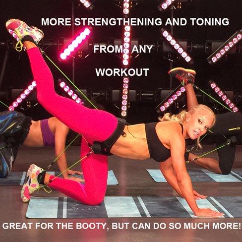 WearBands WearBands 3-Level Resistance Bands Training System for Sports & Fitness Training (Height: 5'6"-6'1", Shoe Size: M2-5-5,W4.5-7)