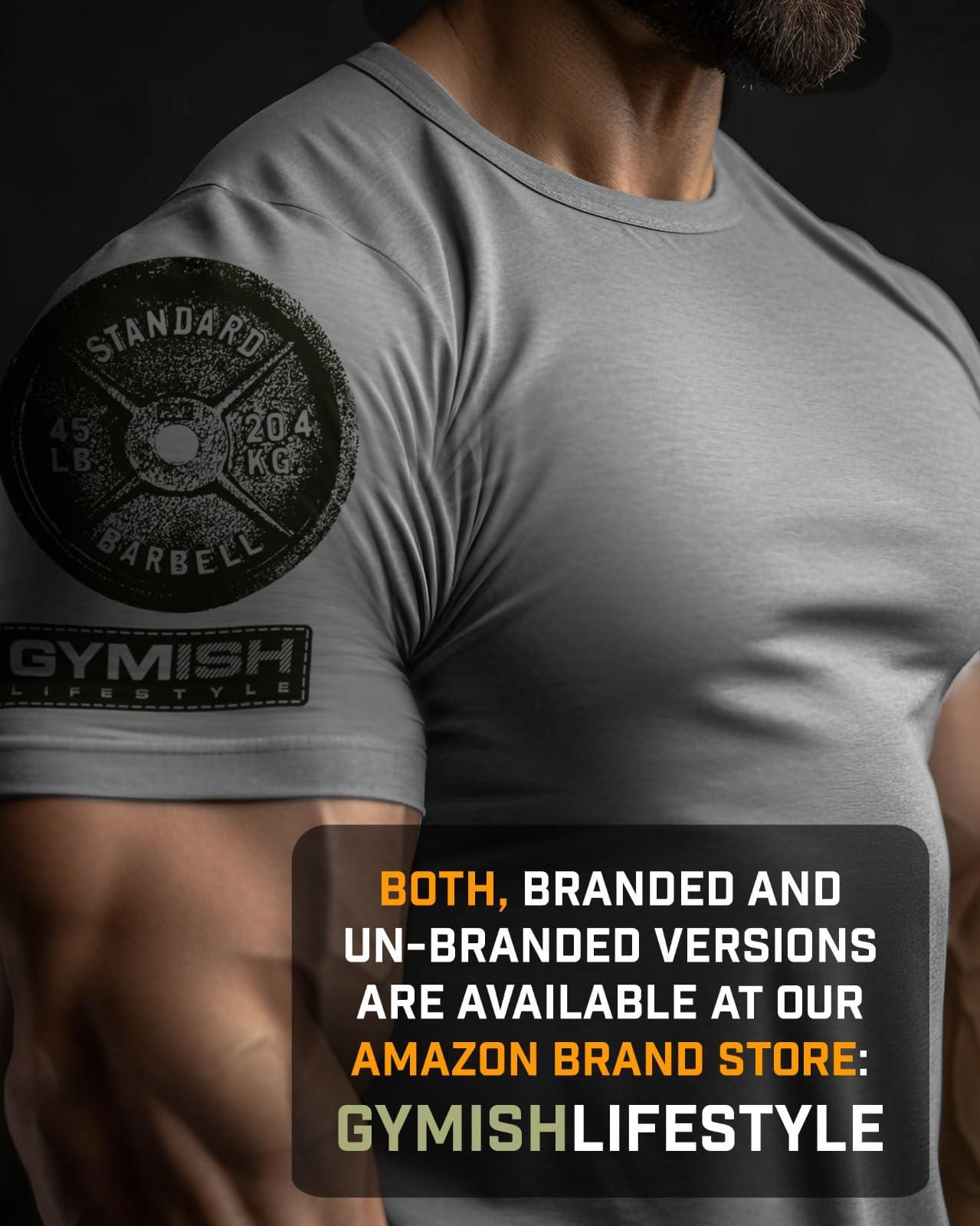 Gymish Lifestyle Gymish Lifestyle Gym Therapy Workout Shirts for Men, Lifting T-Shirt for Gym Workout (Grey, 3XL)