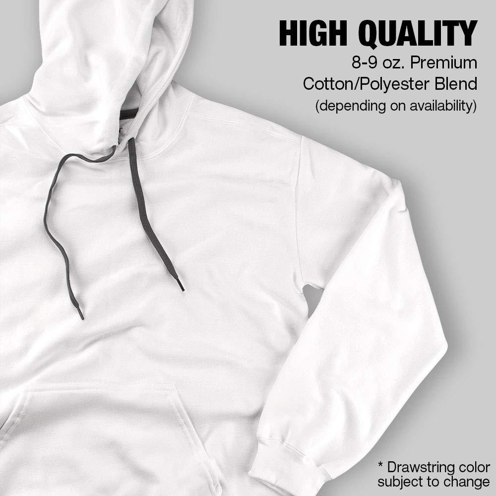 LOGOVISION Brooklyn College Official Stacked Unisex Adult Pull-Over Hoodie,Charcoal, 3X-Large