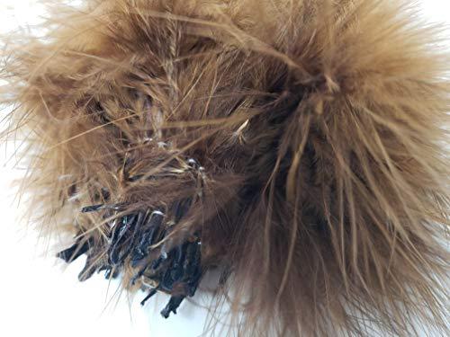 Creative Angler Creative Angler Strung Marabou Bird Feathers for Tying Fly Fishing Flies - Fly Tying Accessories - Perfect Choice for Tail & Wings and Easy to Tie On The Lure - Approximately 0.3 Ounces (Brown)