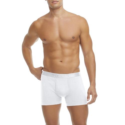 2(X)IST 2(X)IST Men's Pima Cotton 6.5'' Boxer Brief 3-Pack