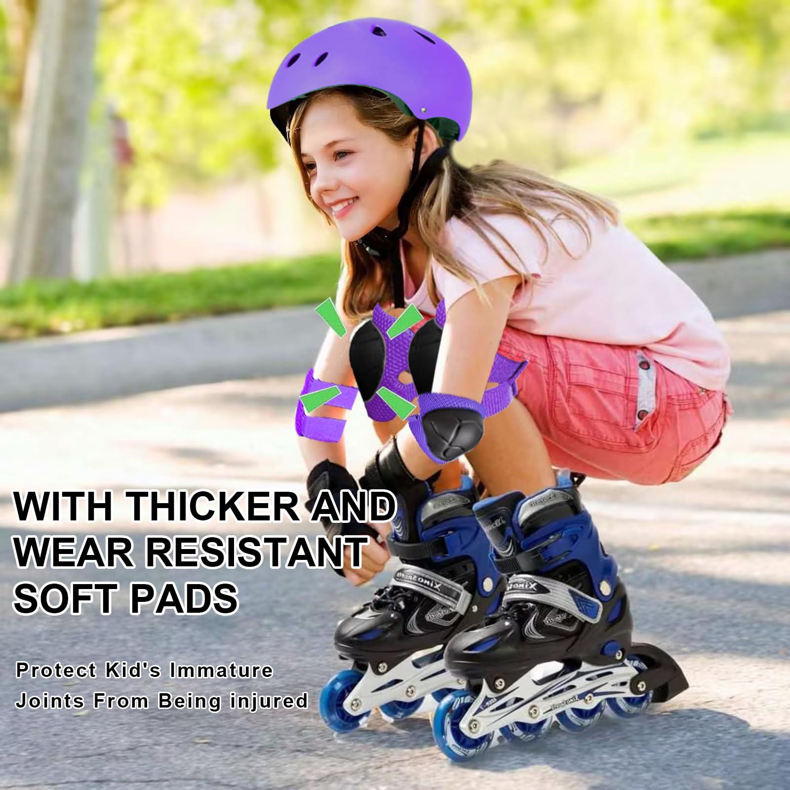 ETWTOTOYO ETWTOTOYO Knee Pads for Kids Toddler 3-7 Years knee and elbow pads for kids Protective Gear for Skateboarding Pads Cycling Skating Scooter