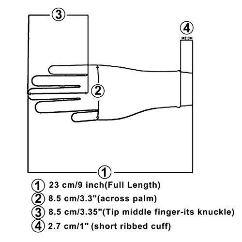 MAYMII MAYMII Women\'s 100% Pure Mulberry Silk Gloves Liner Glove Inner Ski Bike Cycle Gloves for Driving, Fashion, Sun and Cold Protection (Khaki)
