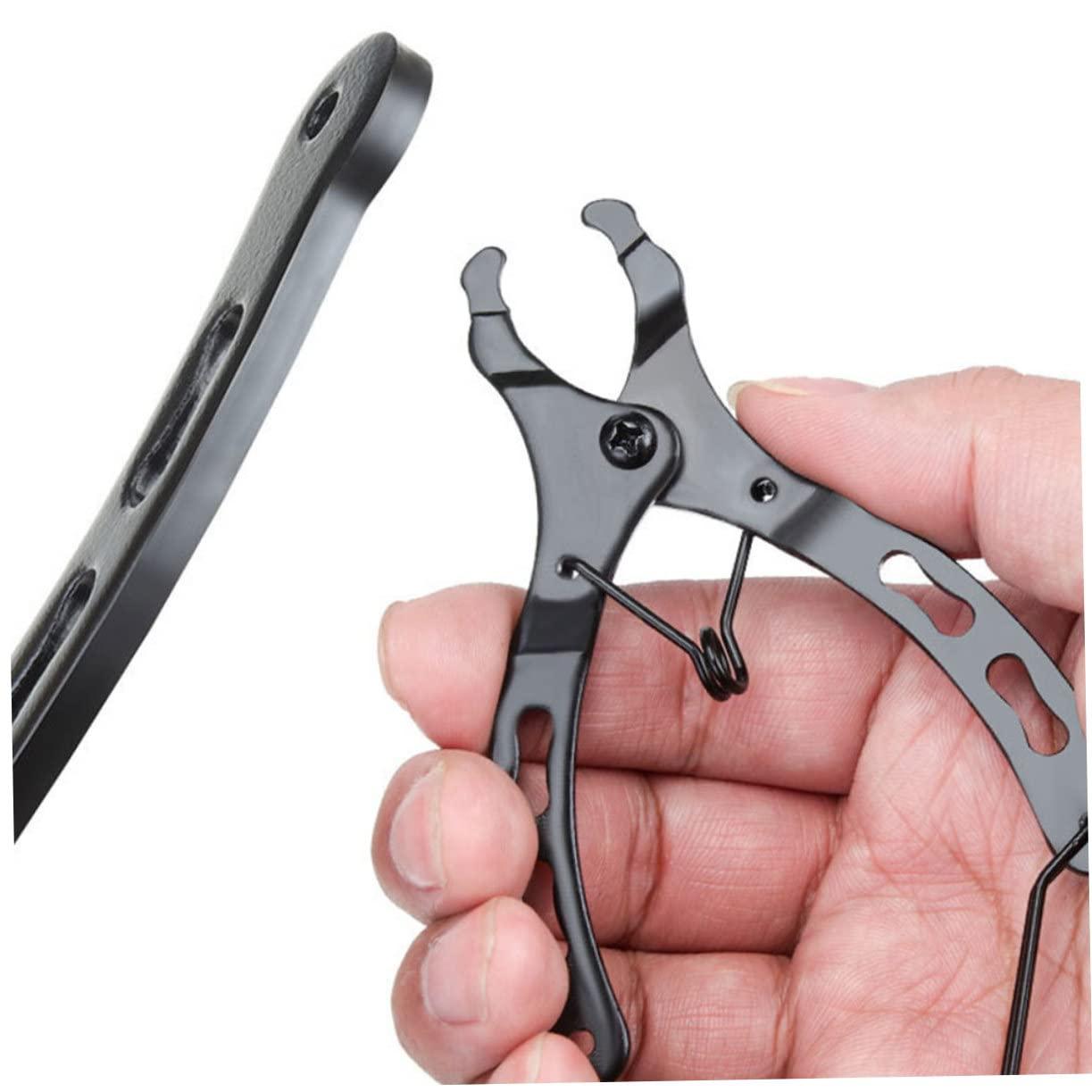 balacoo balacoo Repairing Tools Chain Link Removal Link Pliers Friction Shifter Chain Plier Quick Link Padded Shorts Chain Repair Tool Bike Feet Holders for Stretching Tools for Wrench, 9.2X4X0.5cm, Black