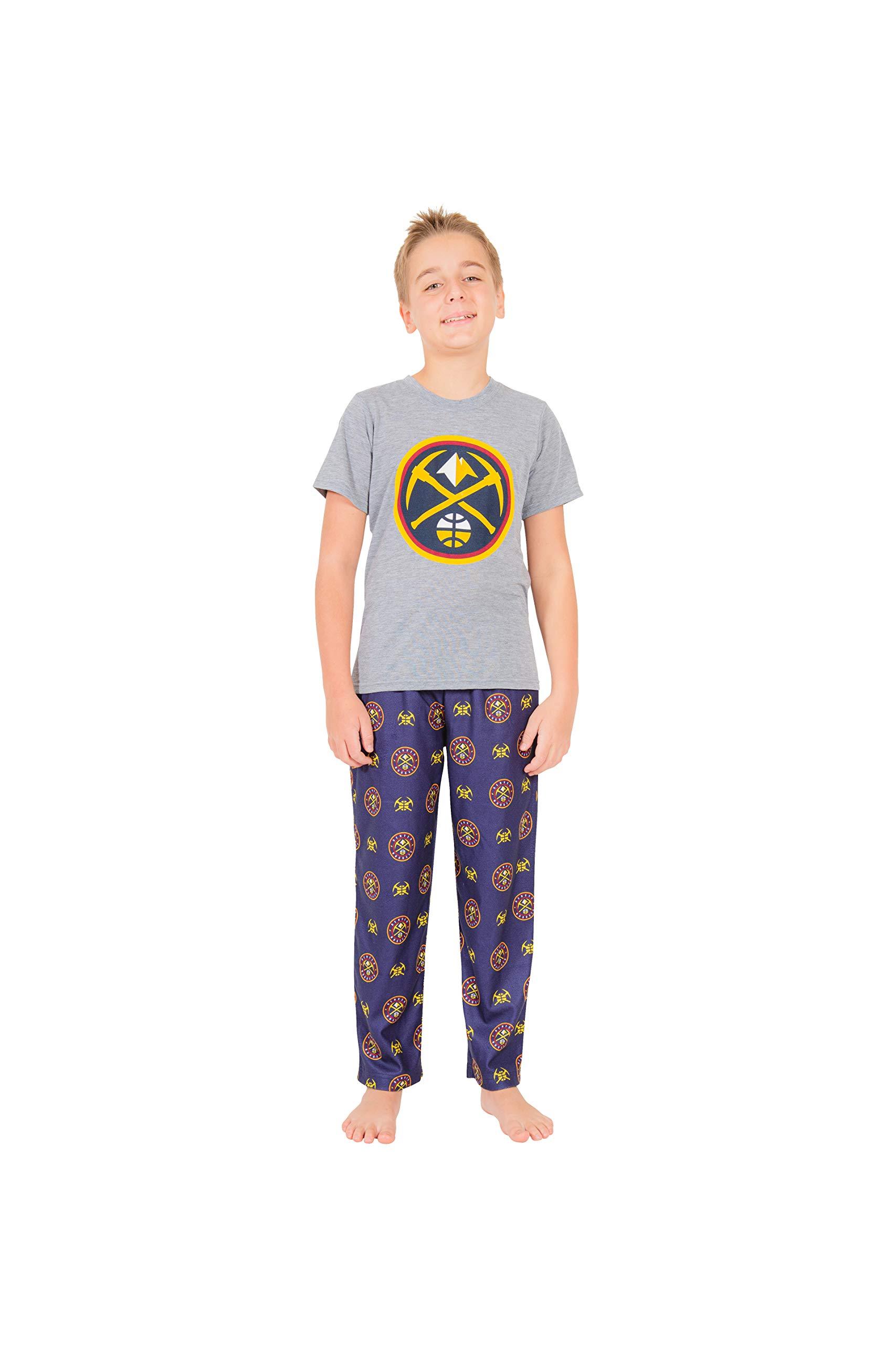 Ultra Game Ultra Game Boys' 2 Piece Pjs Lounge Pants & Tee Set, Team Color, 14/16