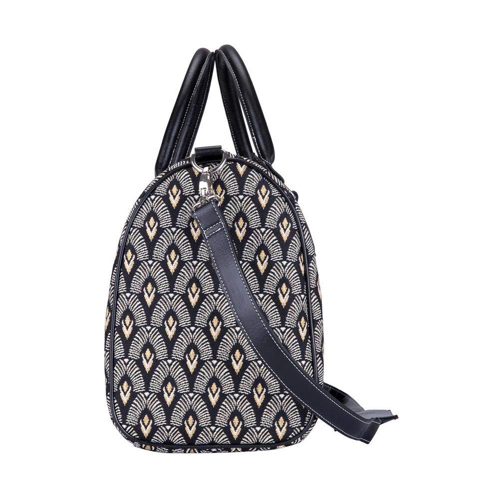 Signare Signare Tapestry Duffle Bag Overnight Bags Weekend Bag for Women with Luxor Art Deco Style (TRAV-LUXOR)