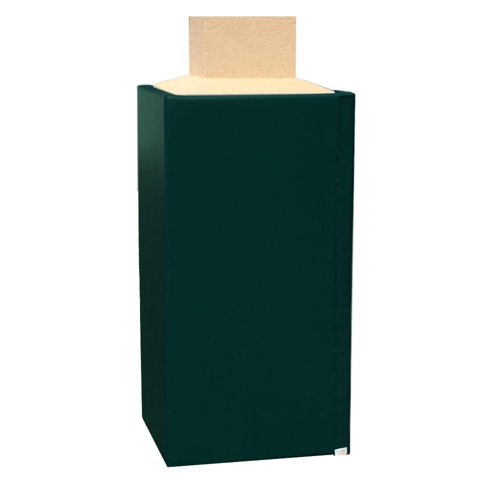 We Pad It We Pad It Safety Pole Pad, for Square Pole Only, 6 FT Tall, 1 Thick Foam, Weatherproof, UV-Resistant, Hook/Loop Closure