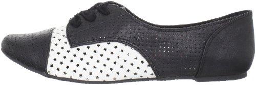 Not Rated Not Rated Women's Stars, Black/White, 9.5 M US