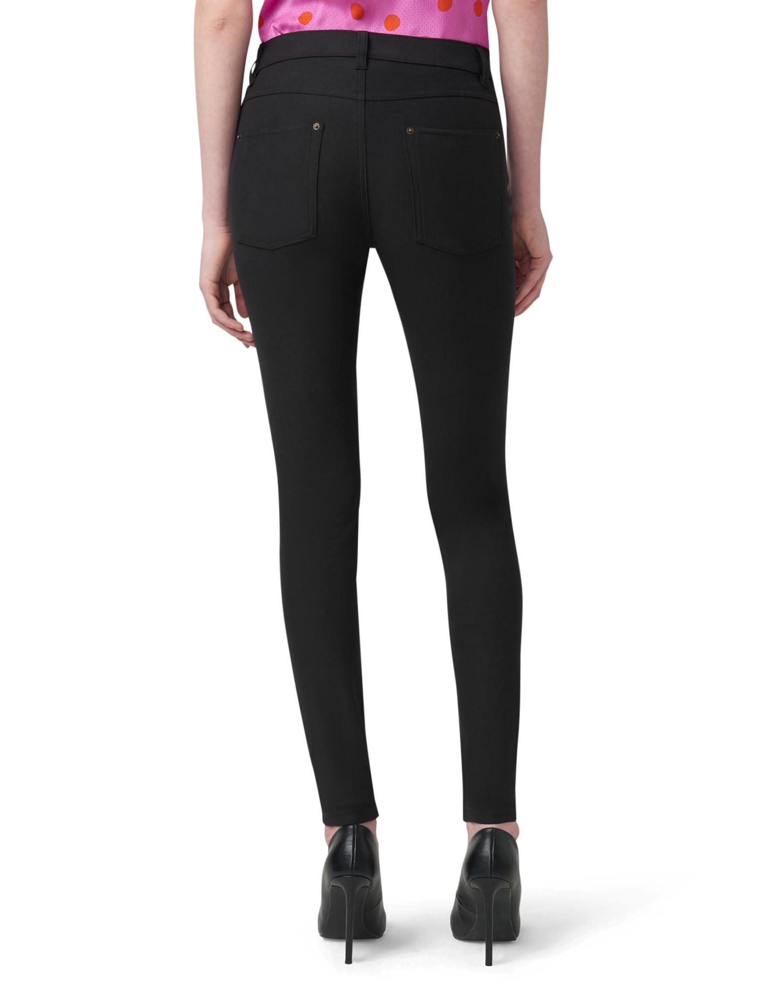 HUE HUE Women's Essential Denim Leggings, Black, Medium